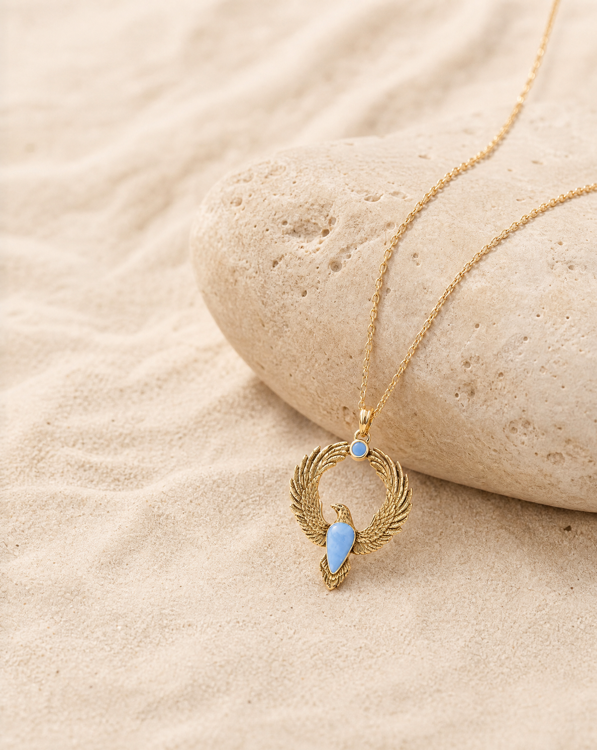Embodiment Opalite Pendant — Gold-4
