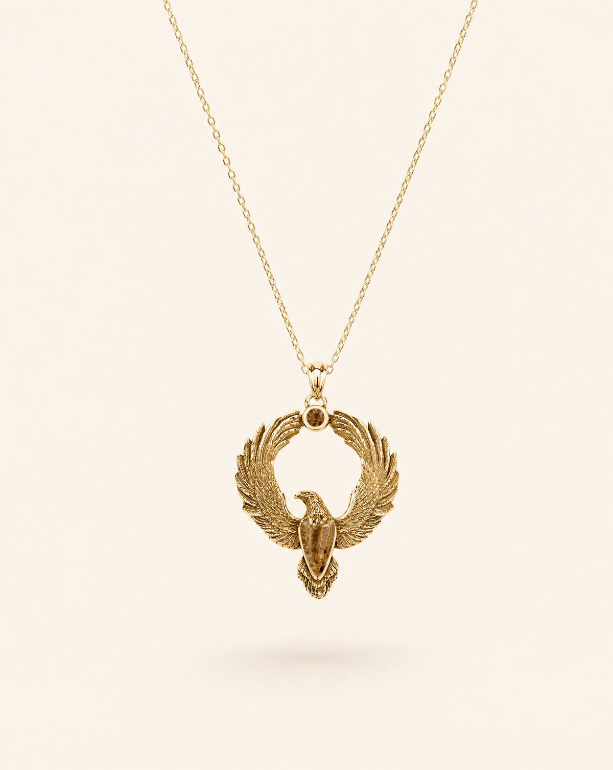Embodiment Pyrite Pendant — Gold-1