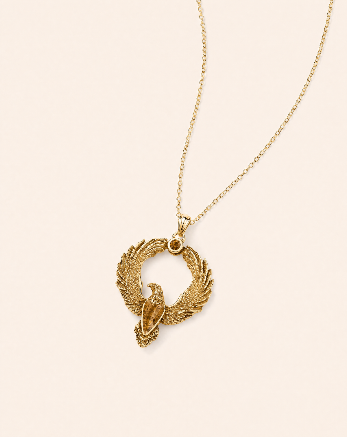 Embodiment Pyrite Pendant — Gold-2