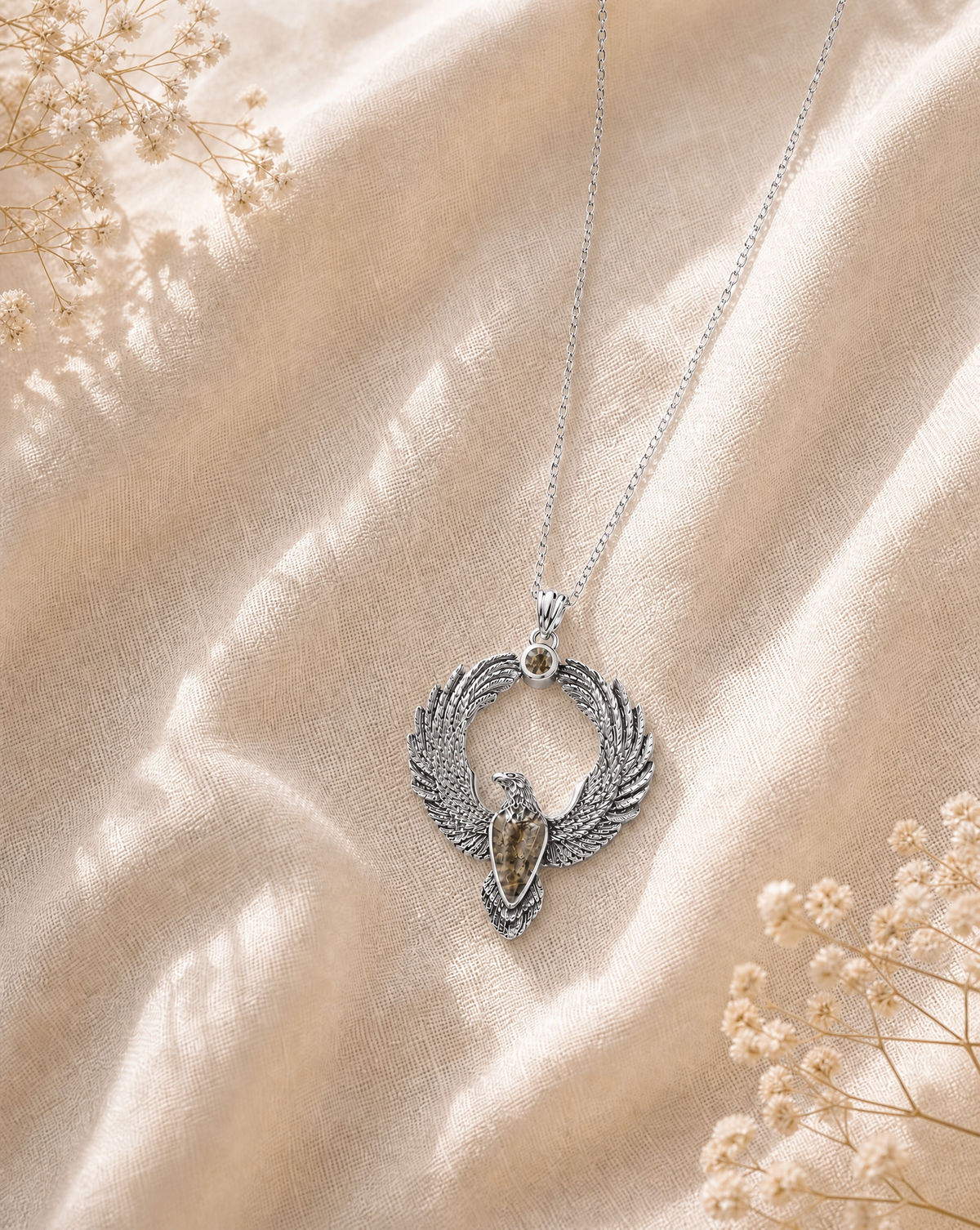 Embodiment Pyrite Pendant — Silver-3