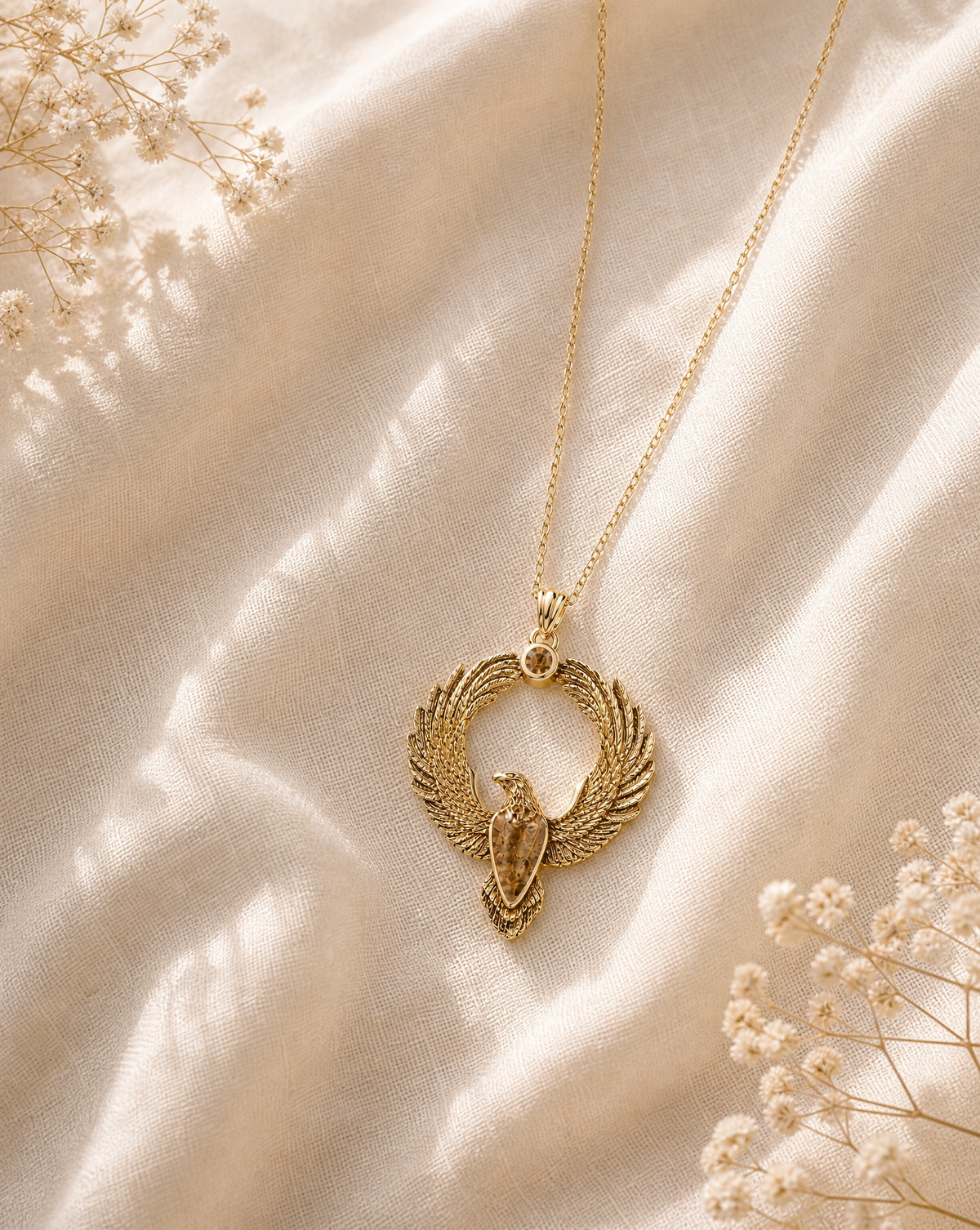 Embodiment Pyrite Pendant — Gold-3