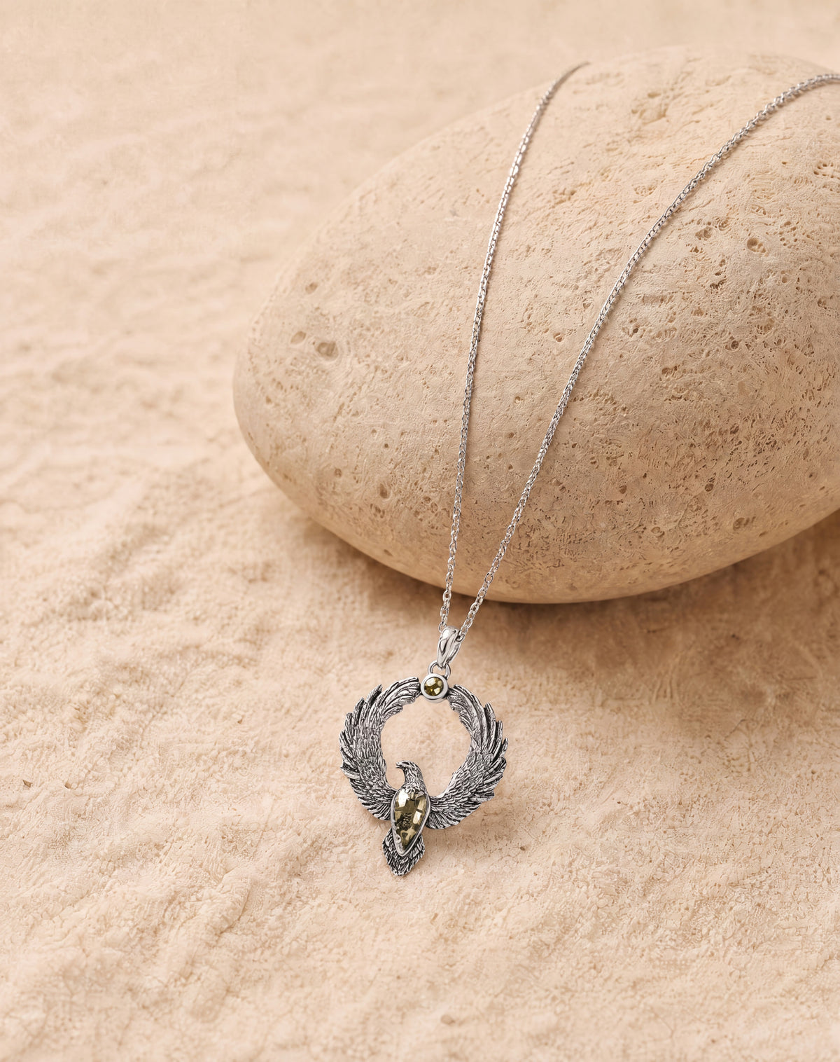 Embodiment Pyrite Pendant — Silver-4