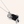 Embrace Eagle Black Tourmaline Pendant — Silver