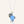 Embrace Eagle Blue Opal Pendant — Silver