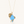 Embrace Eagle Blue Opal Pendant — Gold