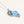 Embrace Eagle Blue Opal Pendant — Silver