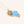 Embrace Eagle Blue Opal Pendant — Gold