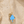 Embrace Eagle Blue Opal Pendant — Gold