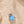 Embrace Eagle Blue Opal Pendant — Silver
