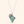 Embrace Eagle Turquoise Pendant — Silver
