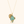 Embrace Eagle Turquoise Pendant — Gold