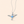 The Hummingbird Blue Opal Pendant — Silver