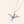 The Hummingbird Turquoise Pendant — Silver