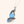Majestic Blue Opal Pendant — Silver