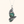 Majestic Chrysocolla Pendant — Silver