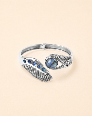 Majestic Winged Labradorite Bracelet — Silver
