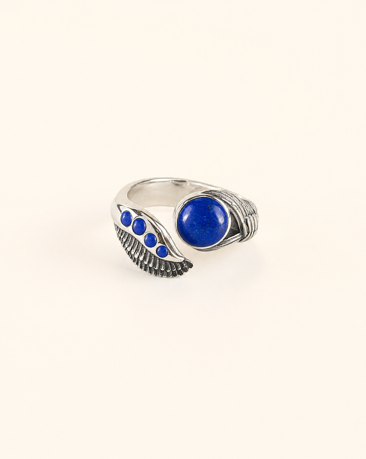 Majestic Lapis Ring, Silver