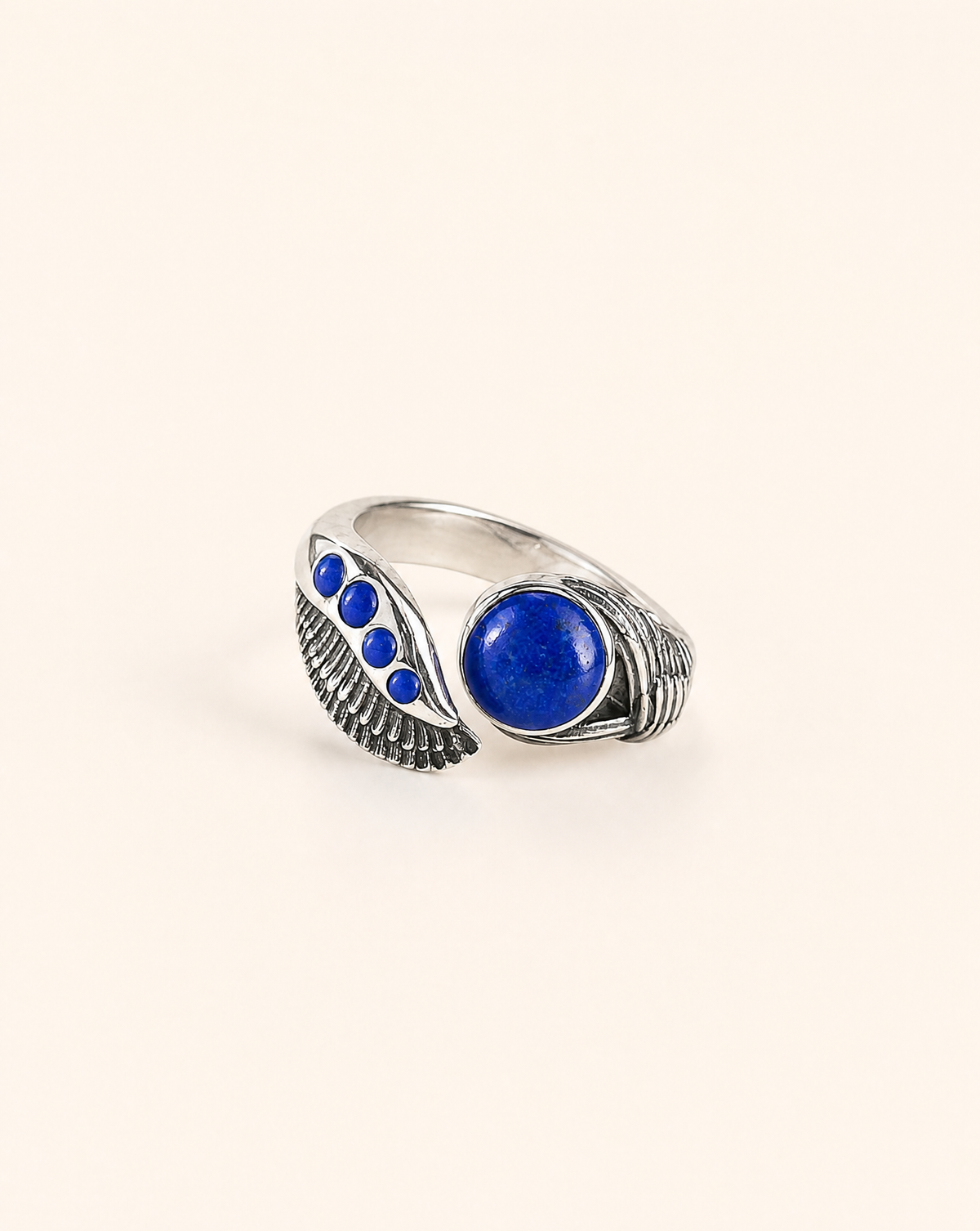 Majestic Lapis Ring, Silver