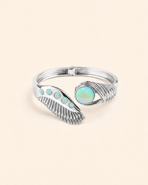Majestic Winged Opalite Bracelet — Silver