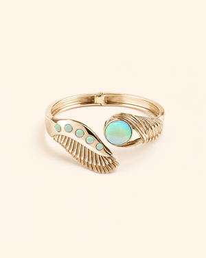 Majestic Winged Opalite Bracelet — Gold