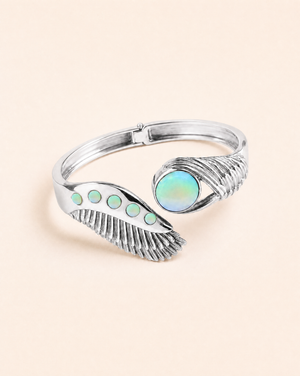 Majestic Winged Opalite Bracelet — Silver