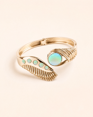 Majestic Winged Opalite Bracelet — Gold