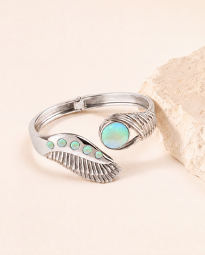 Majestic Winged Opalite Bracelet — Silver