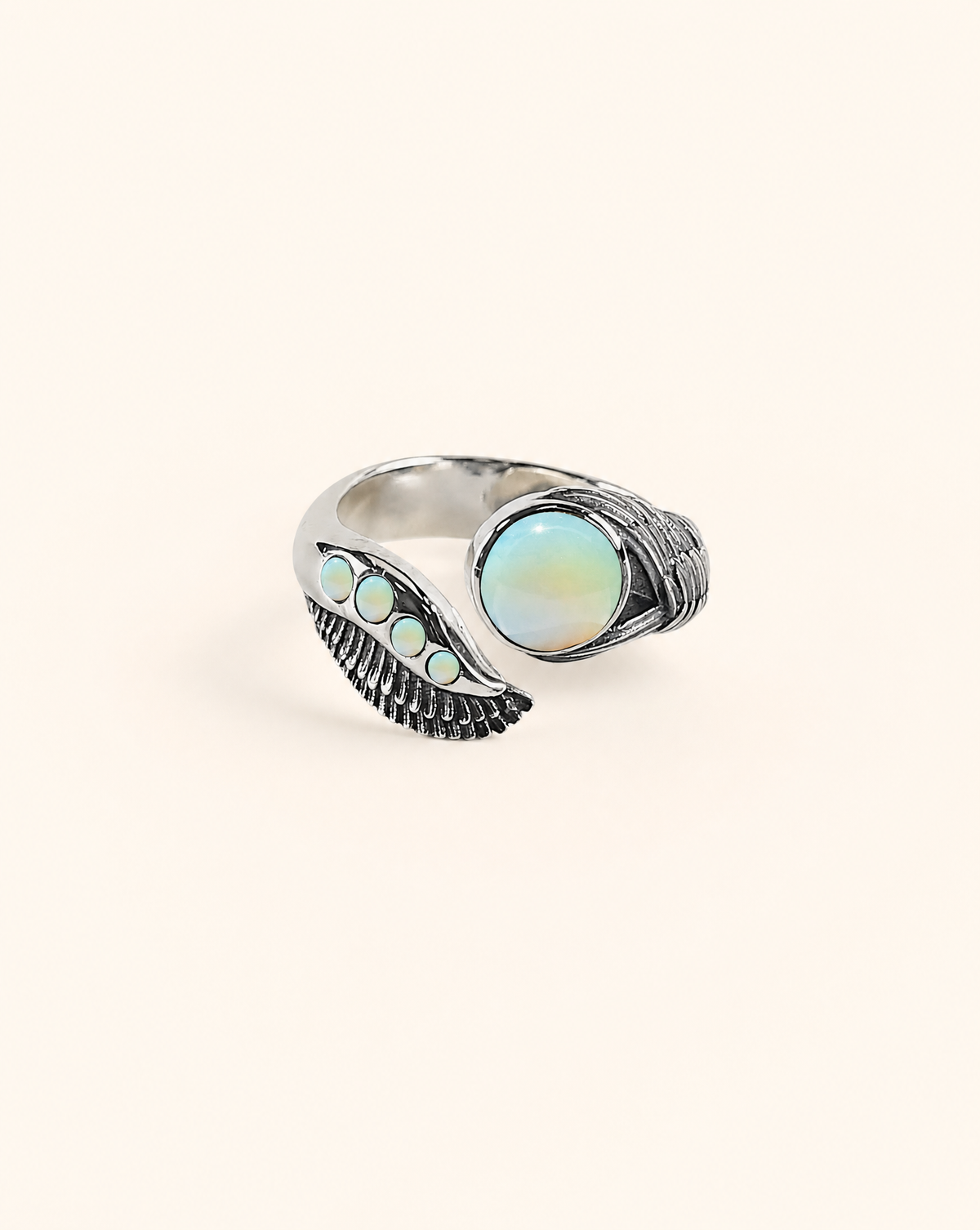 Majestic Opalite Ring, Silver