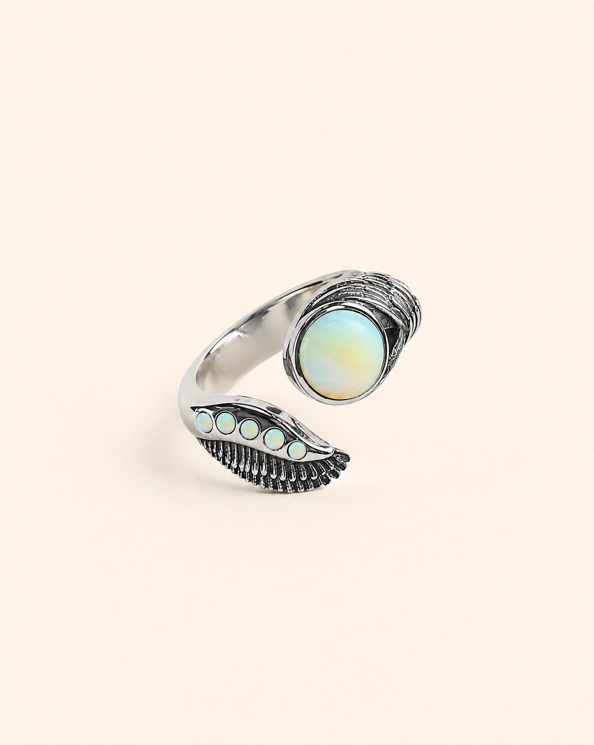 Majestic Opalite Ring, Silver