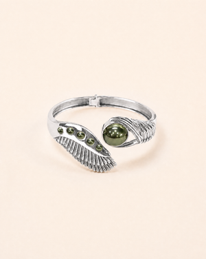 Majestic Winged Pyrite Bracelet — Silver