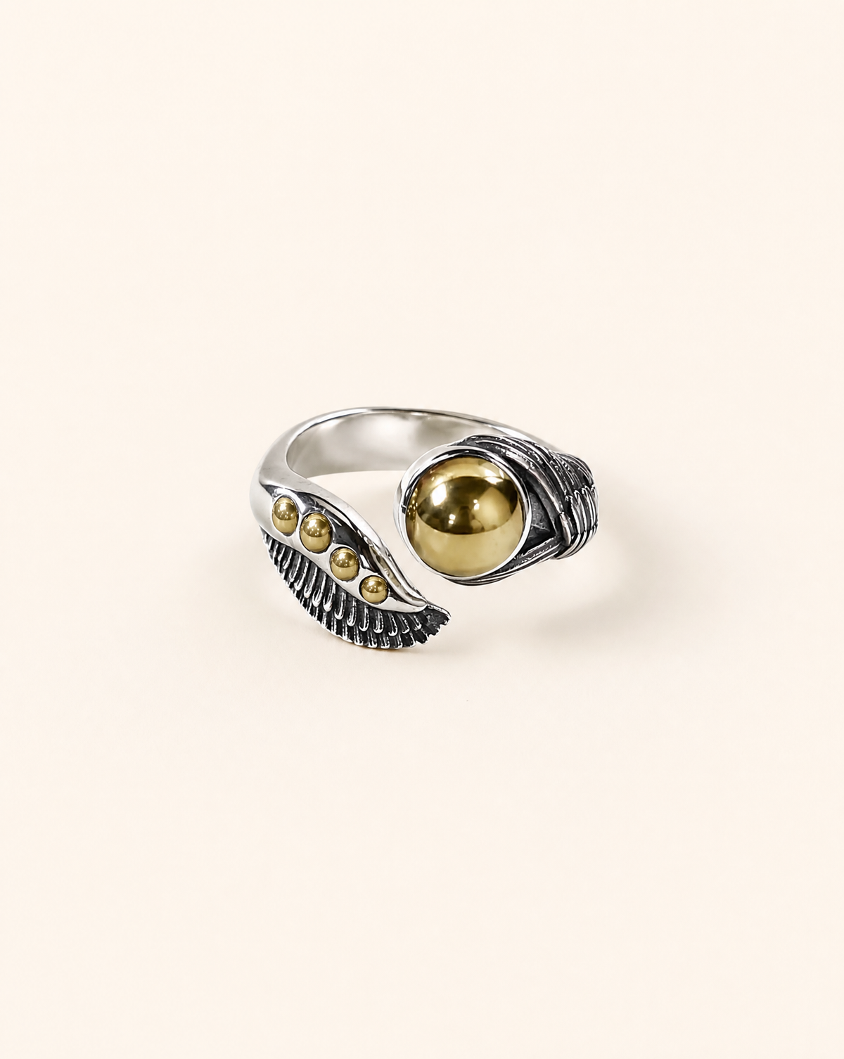 Majestic Pyrite Ring, Silver