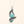 Majestic Turquoise Pendant — Silver