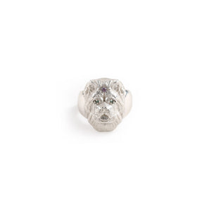 Chow Chow Guardian Ring — Silver
