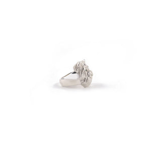 Chow Chow Guardian Ring — Silver