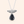 SunDancer Black Tourmaline Pendant — Silver