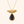 SunDancer Black Tourmaline Pendant — Gold
