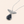 SunDancer Black Tourmaline Pendant — Silver