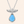 SunDancer Blue Opal Pendant — Silver