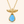 SunDancer Blue Opal Pendant — Gold