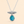 SunDancer Chrysocolla Pendant — Silver