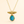 SunDancer Chrysocolla Pendant — Gold