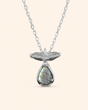 SunDancer Labradorite Pendant — Silver