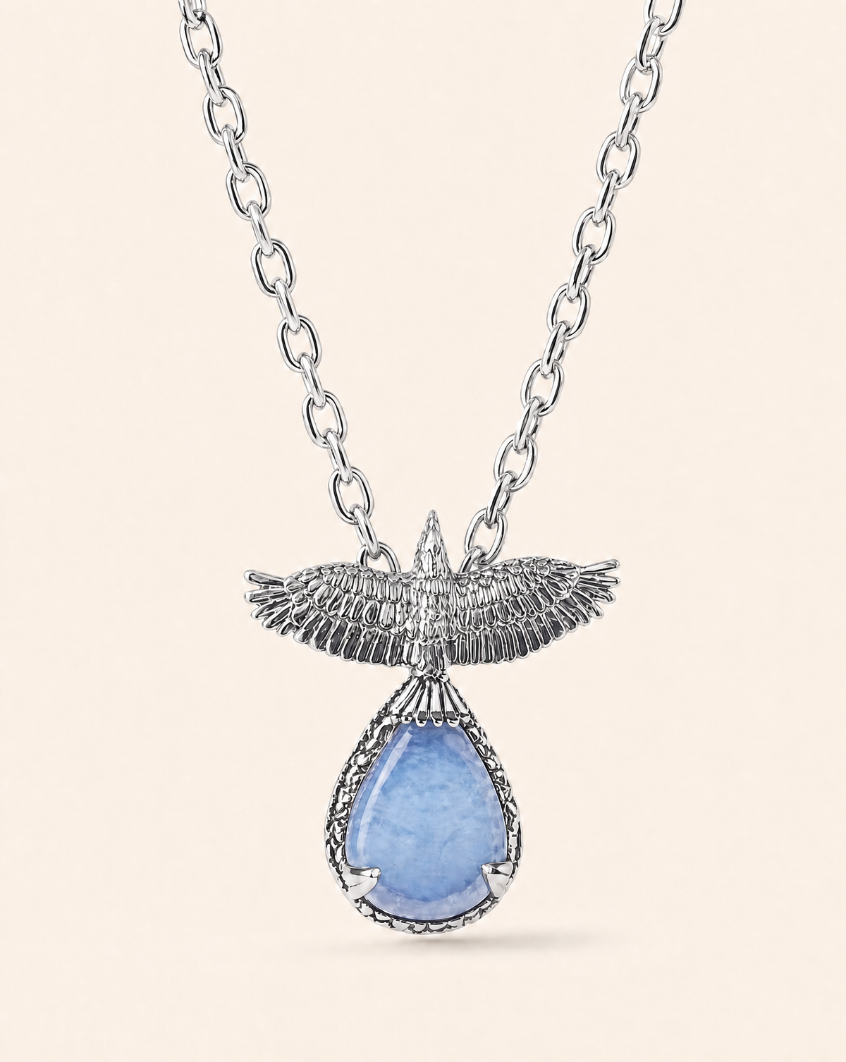 SunDancer Opalite Pendant — Silver