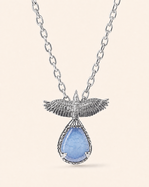 SunDancer Opalite Pendant — Silver