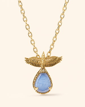 SunDancer Opalite Pendant — Gold