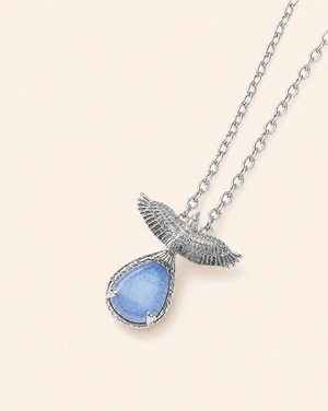 SunDancer Opalite Pendant — Silver