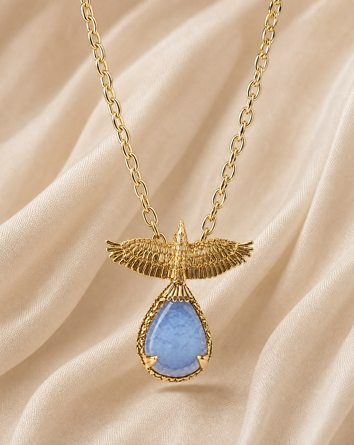 SunDancer Opalite Pendant — Gold