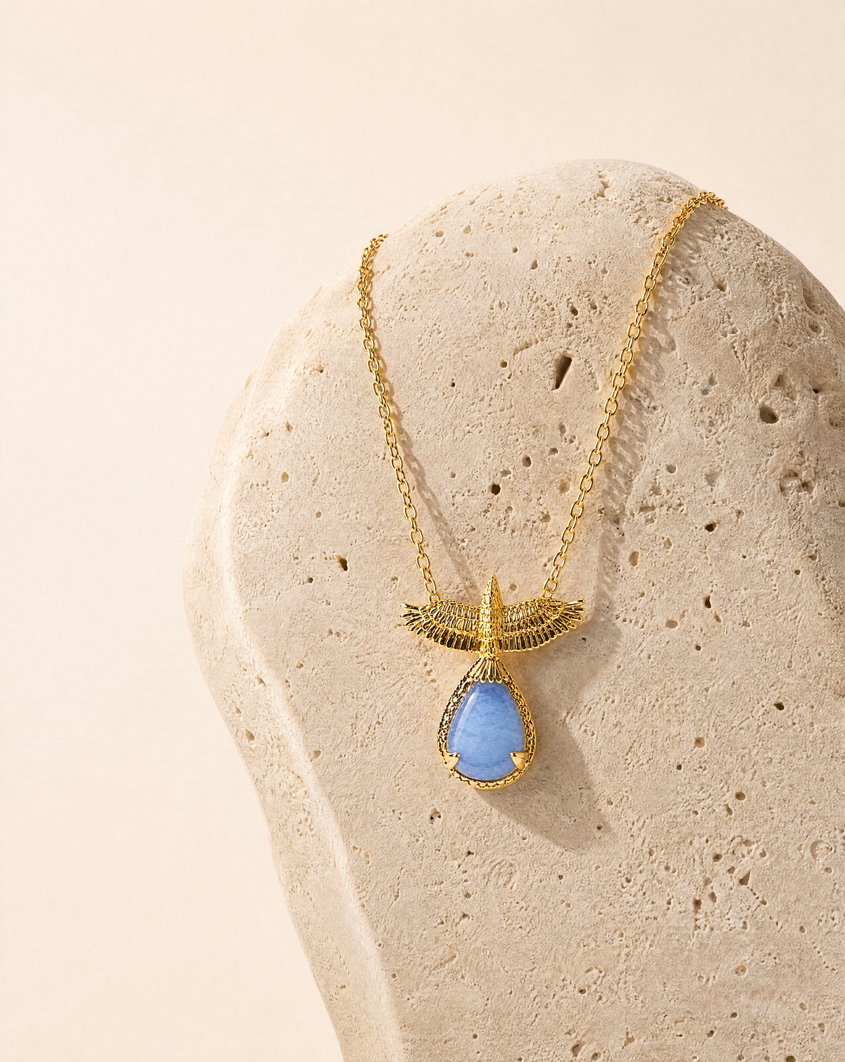 SunDancer Opalite Pendant, Gold