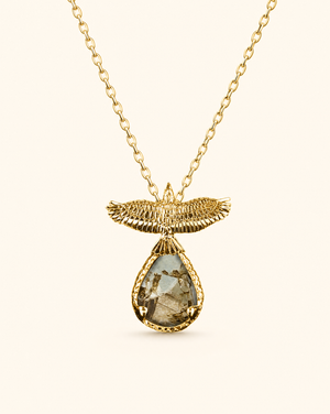 SunDancer Pyrite Pendant — Gold