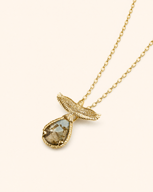 SunDancer Pyrite Pendant — Gold